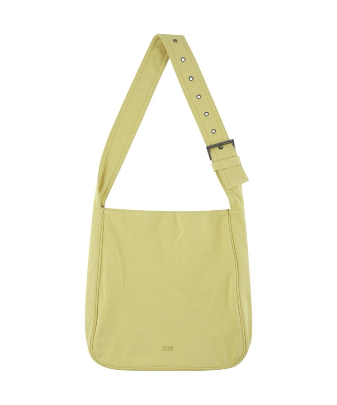 038 ROUND SWEAT CROSS BAG YELLOW