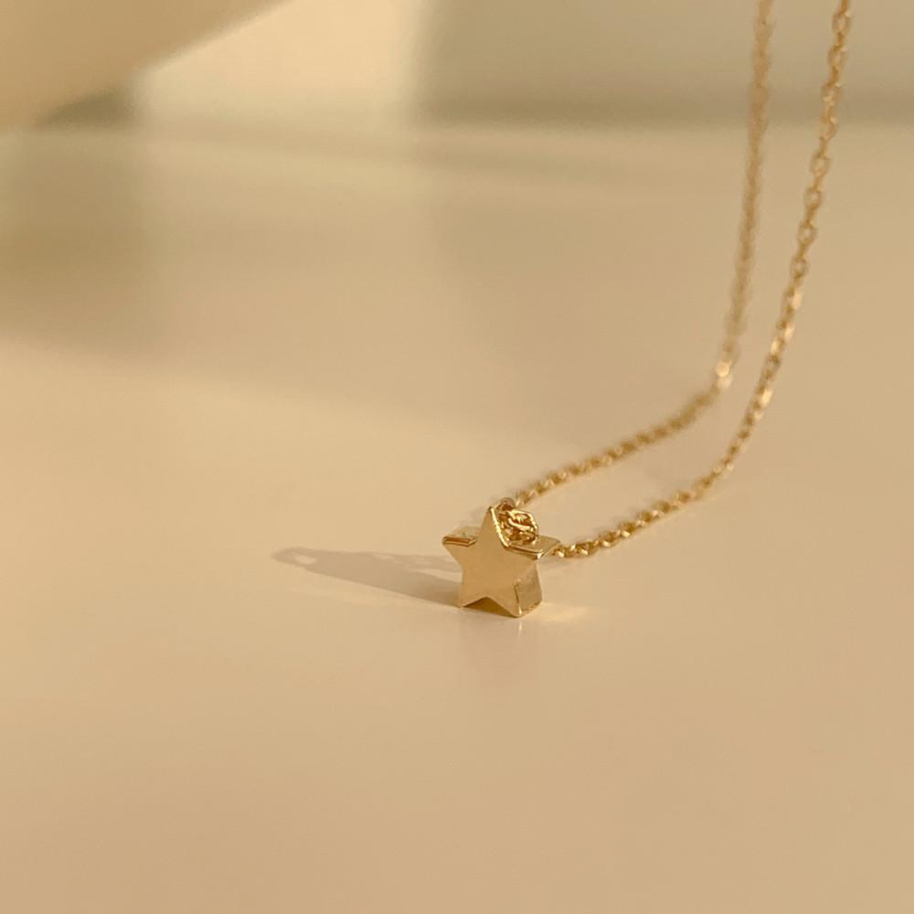 14k 미니 심플 별 목걸이 20대 여자 목걸이 브랜드