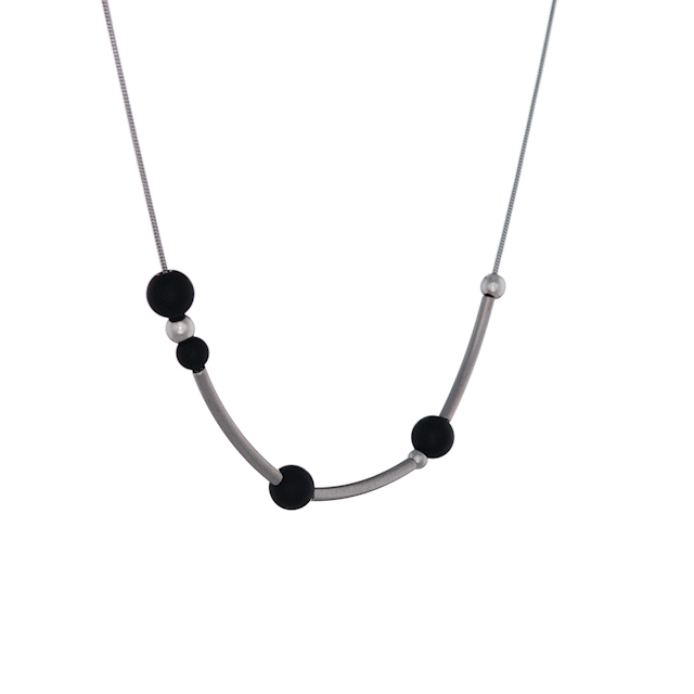 black module necklace