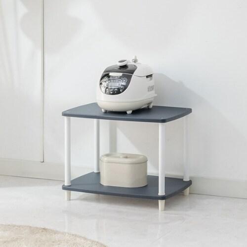 우아미가구 플렌티 다용도 2단 멀티 선반장 600