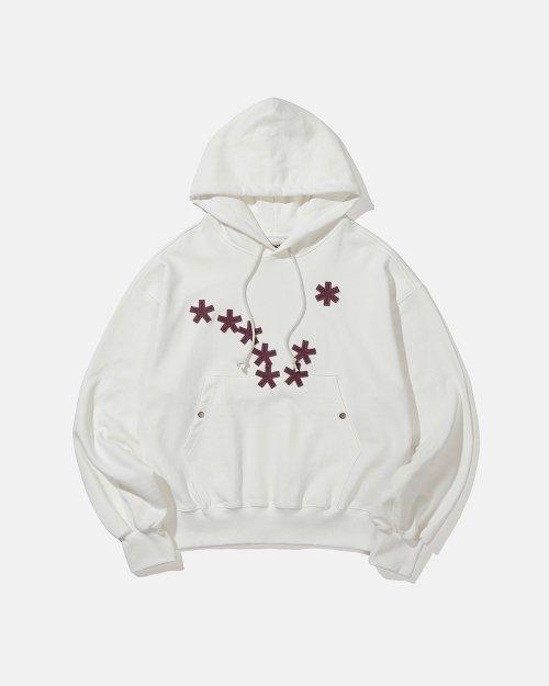 카락터(KARACTOR)  Dipper logo hoodie / OFF White - 사이즈 & 후기 | 무신사