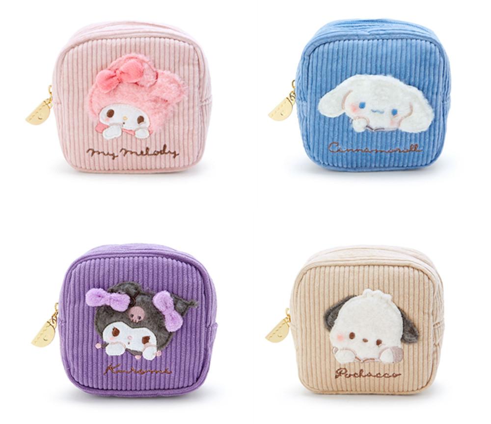 산리오 후와후와 힐링타임 시리즈 코듀로이 파우치