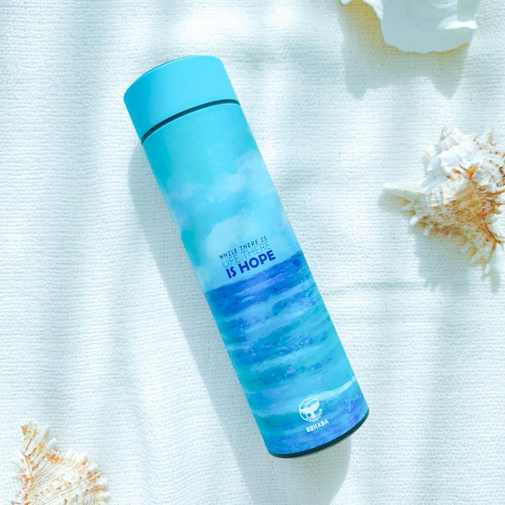 [환경 후원] 팔팔한 바다를 담은 기부 텀블러 450ml - 리유저블 사무실 보냉 보온병