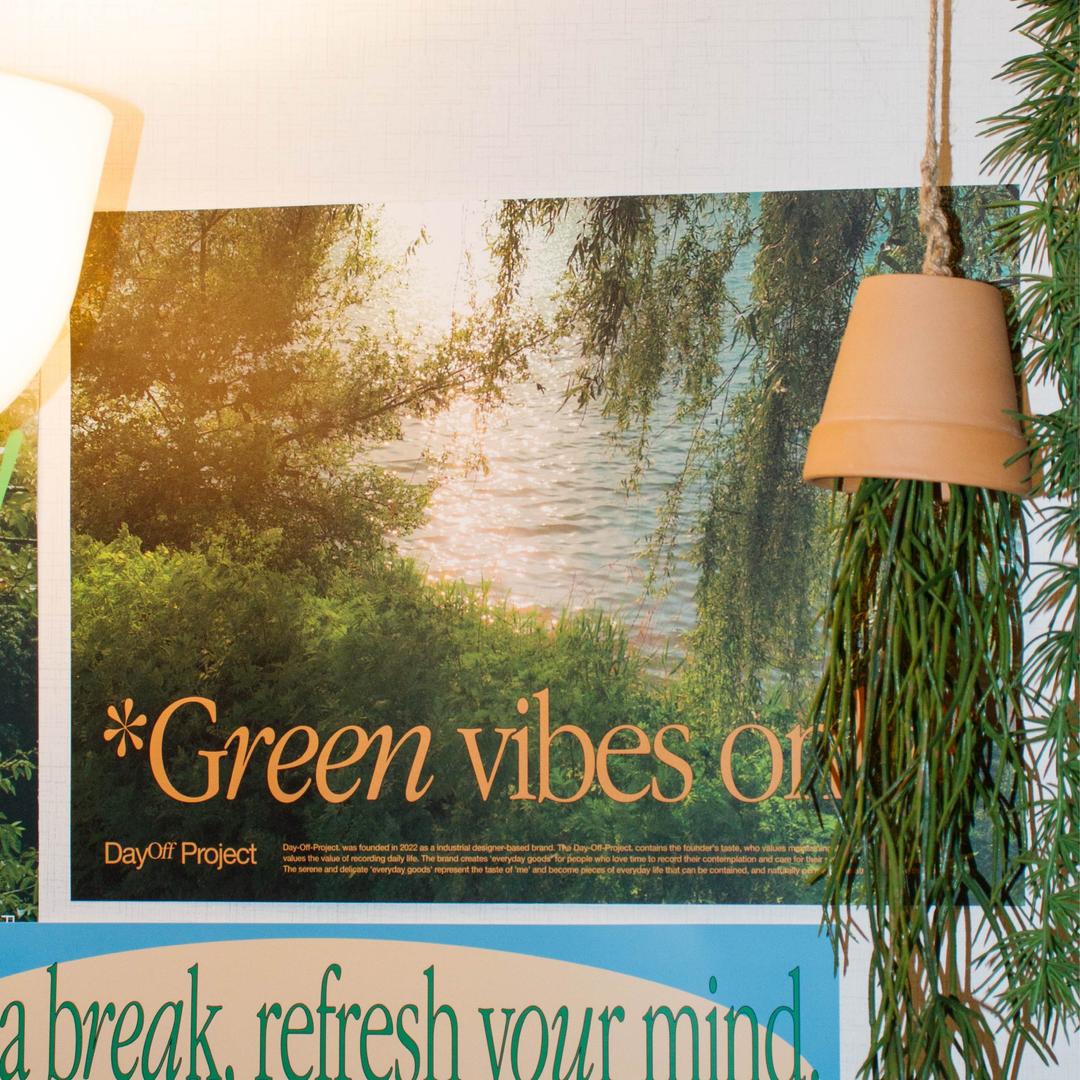 A3 Poster_Green vibes only