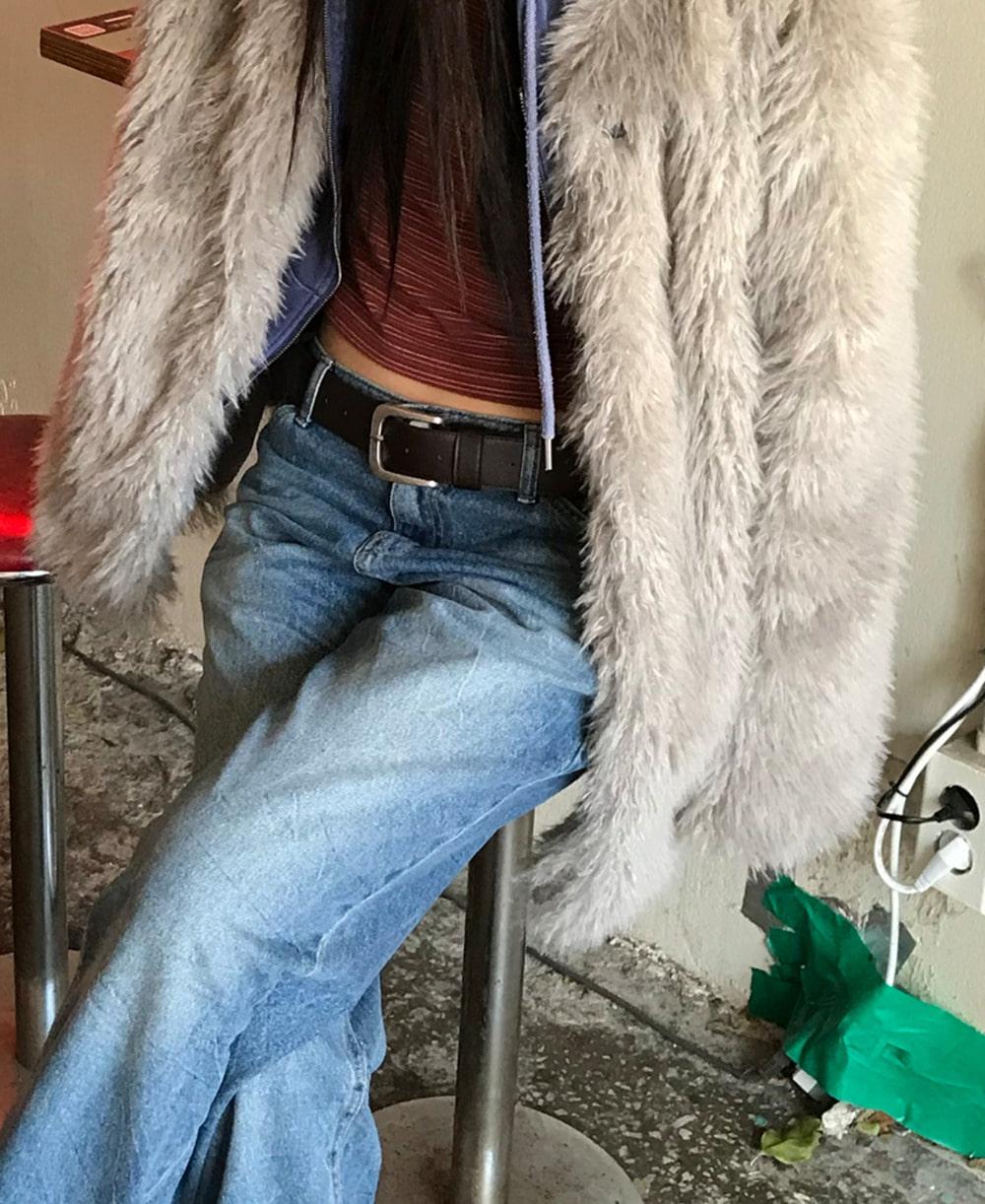 솔리드 볼드 와이드 벨트