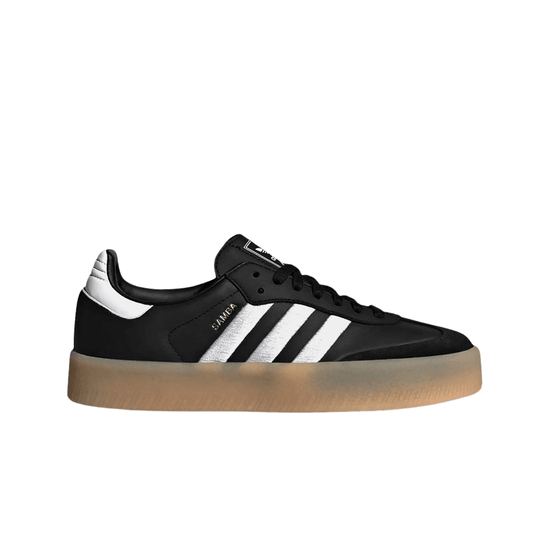 (W) Adidas Sambae Black White