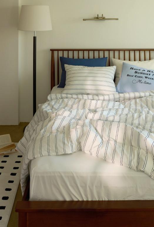 퓨어 스트라이프 M2 알러지케어 차렵이불