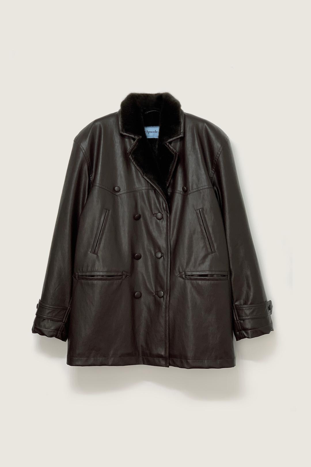 Faux leather mustang (브라운)