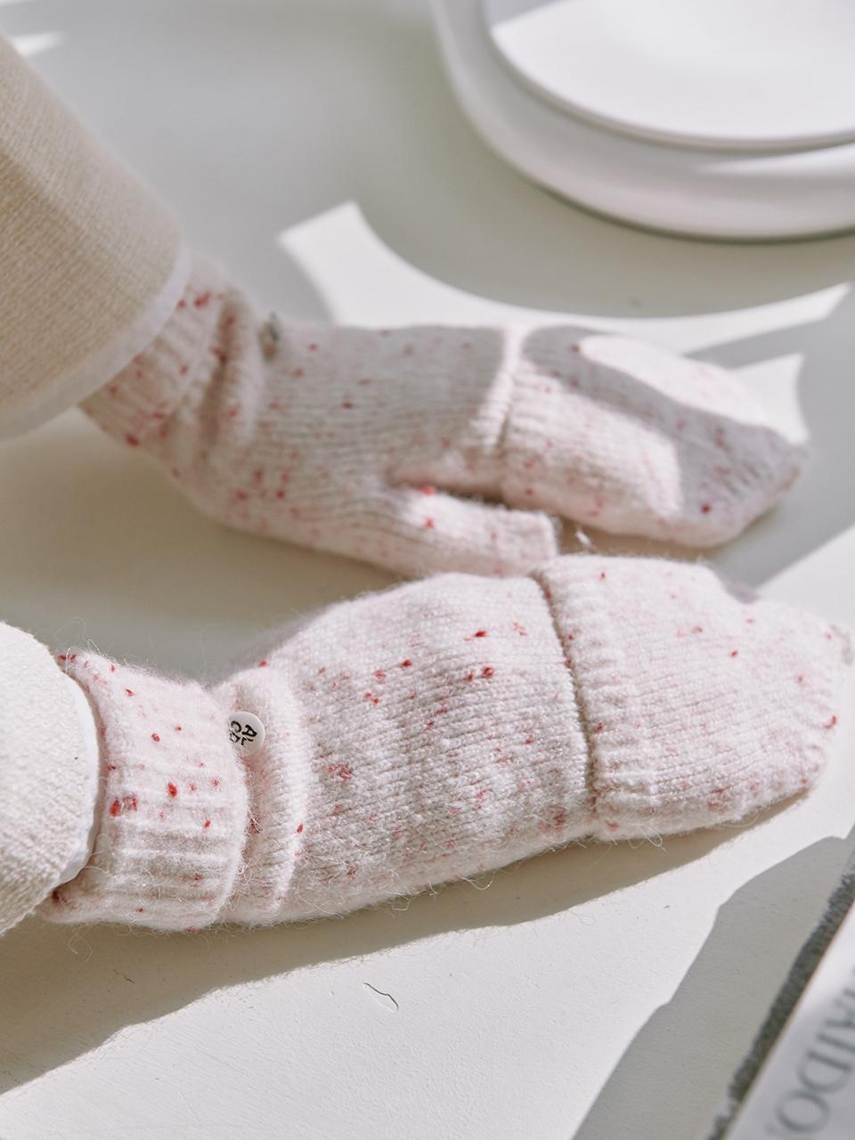 Dot Mitten Gloves (4 Colors)