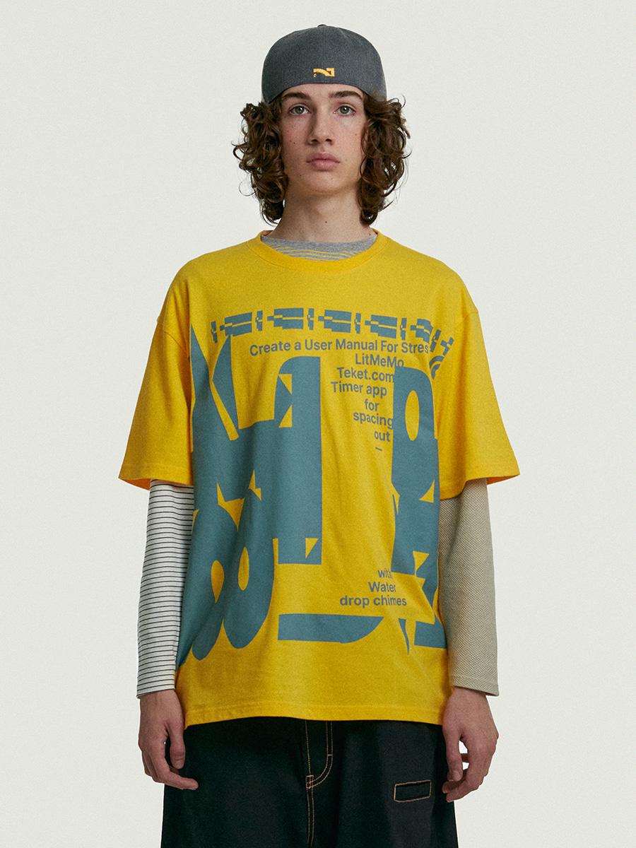 Ease Loop Tee Yellow