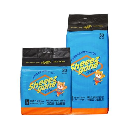 [~45%] 쉬즈곤 3초패드 강아지 배변패드