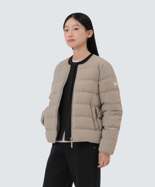 랜드 여성 경량 다운 자켓 (S25WWGDJ61) Tan Gray