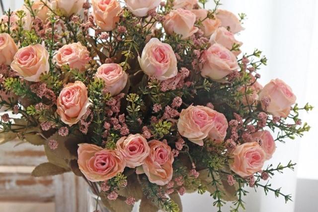 그란데 메르시 장미 실크플라워