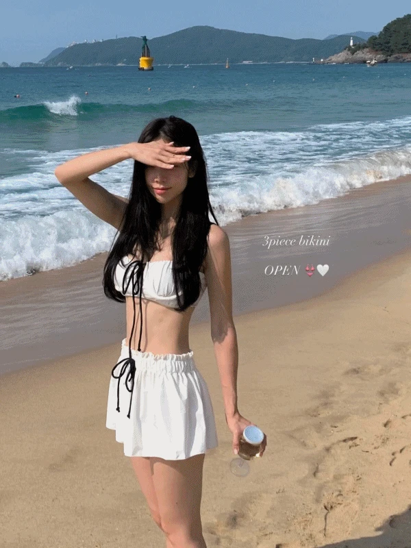 모노 스트링 3피스 비키니