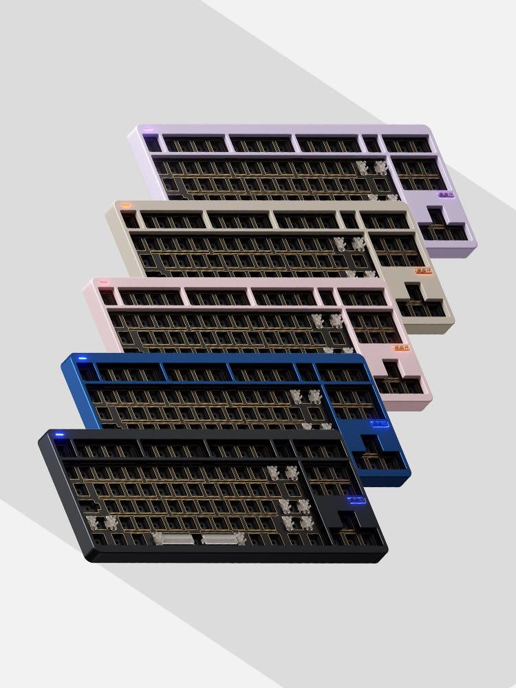 NUPHY GEM80 베어본 기계식 키보드 커스텀 키보드 DIY키트 유선 무선 알루미늄