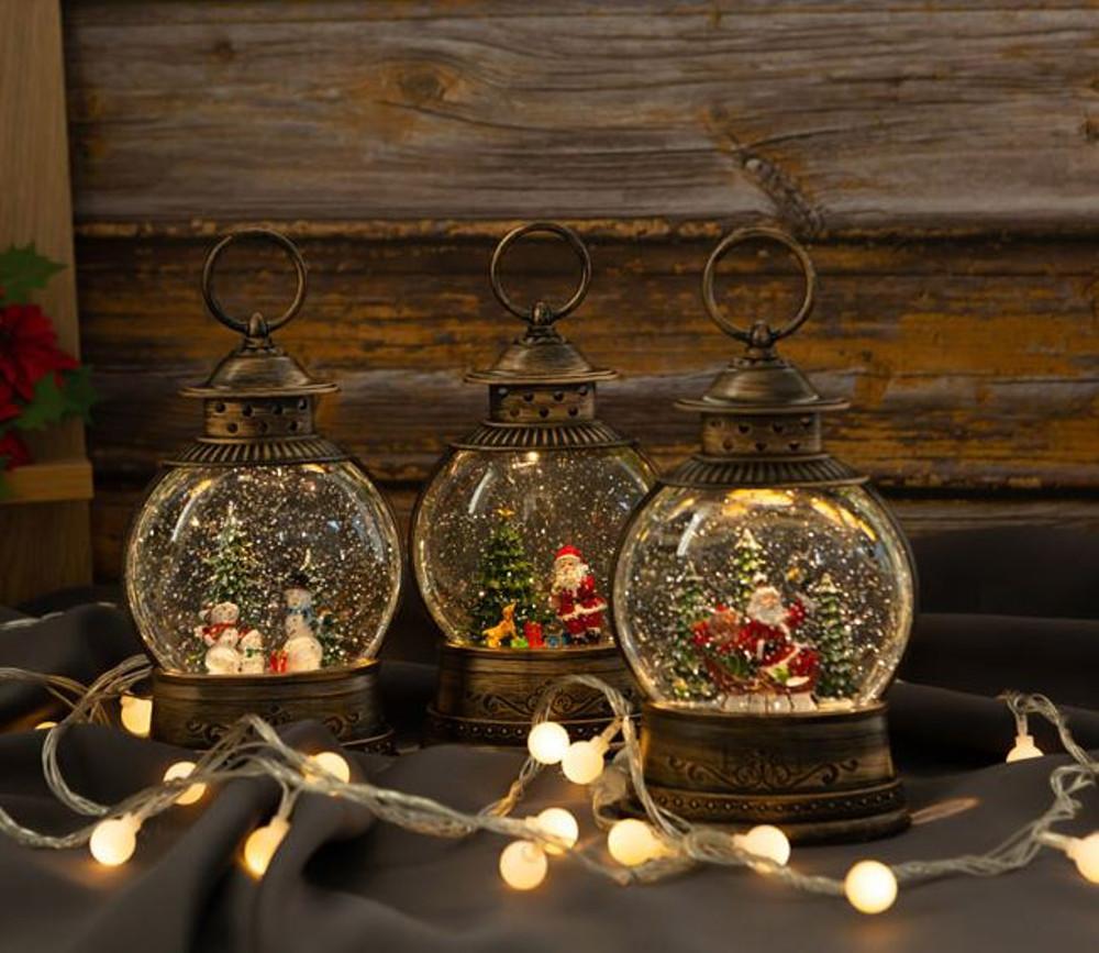 크리스마스 워터볼 스노우 볼 오르골 소품 선물