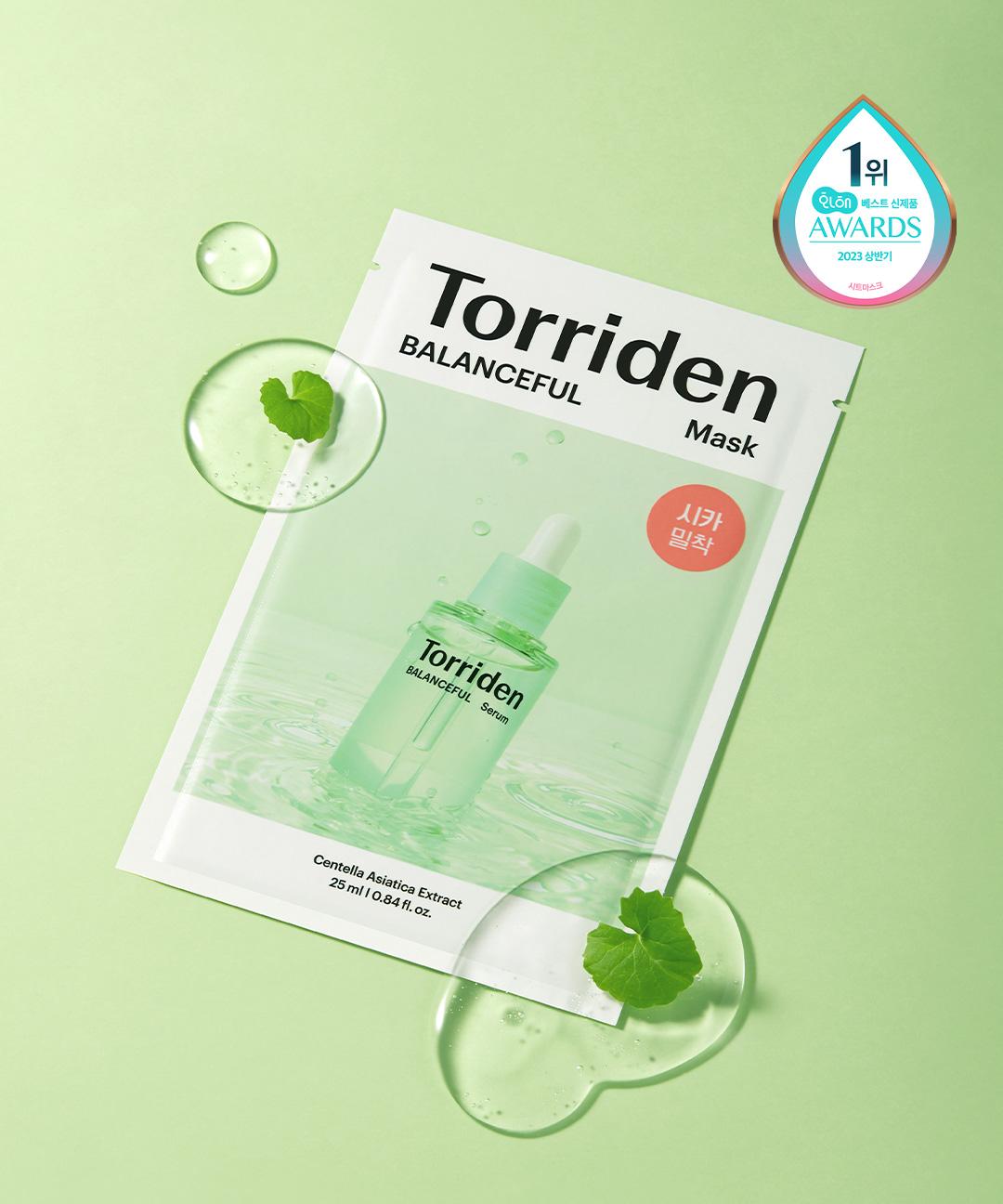 토리든 [직잭픽] 토리든 밸런스풀 시카 마스크 10매+(다이브인 수딩크림 2ml*10매)