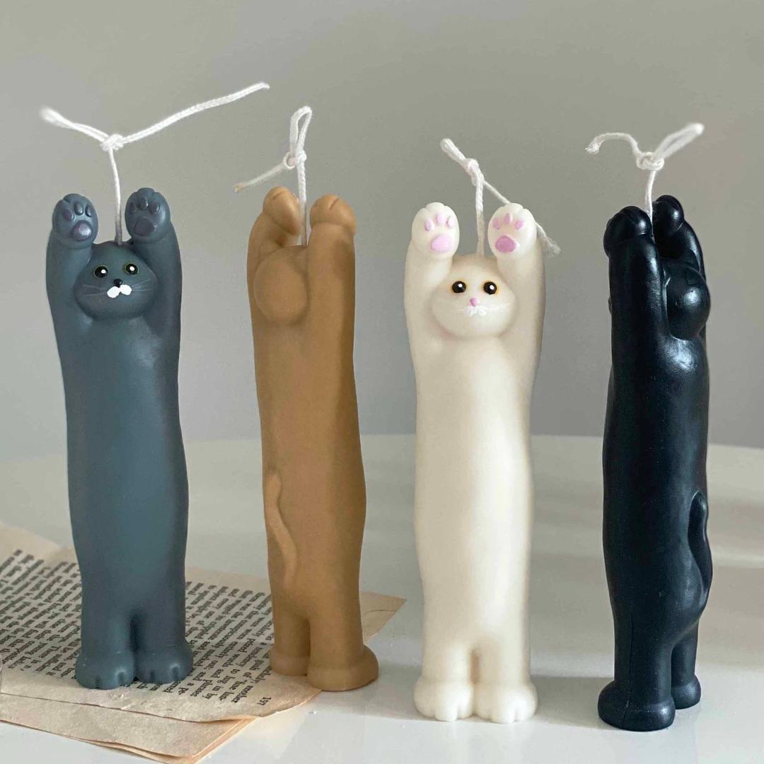 주우-욱 기지개 고양이 캔들 / 고양희 캔들 / 인테리어 소품