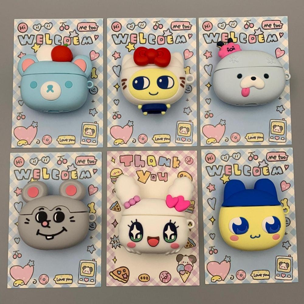 띠끄룸 다마고치 캐릭터 마메치 에어팟 케이스