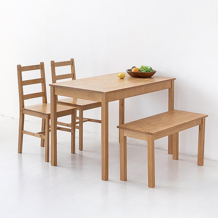 마켓비 HORBO 4인원목식탁세트 소나무 당일발송