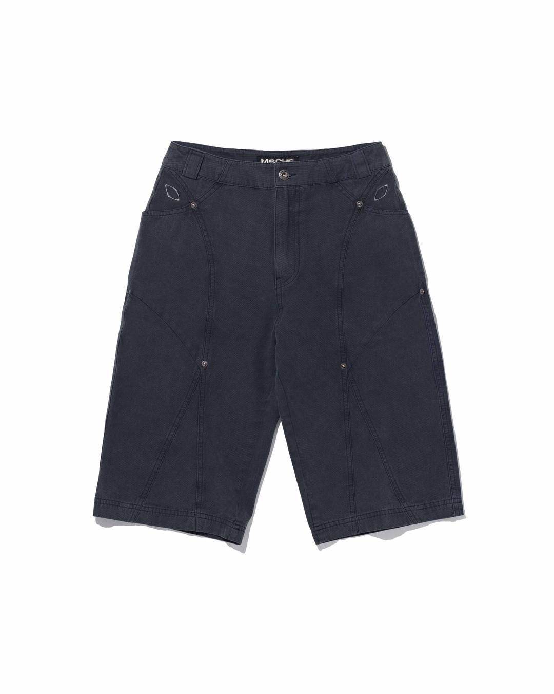 OXFORD BERMUDA PANTS_WASHED NAVY