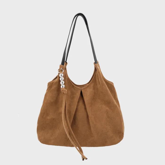 MERRY BAG SUEDE CAMEL 메리백 스웨이드 카멜