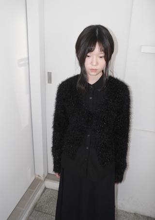 berry boucle cardigan (2colors)