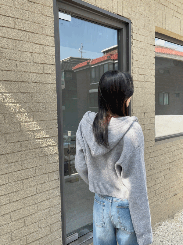 Two-way hood knit (2 colors)