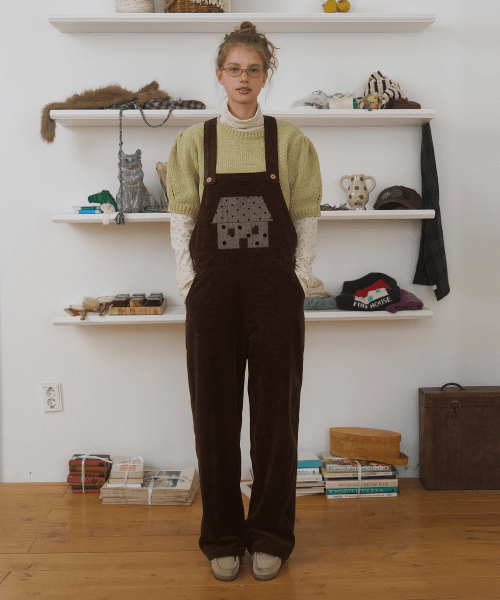 Cozy Home Overall, Brown