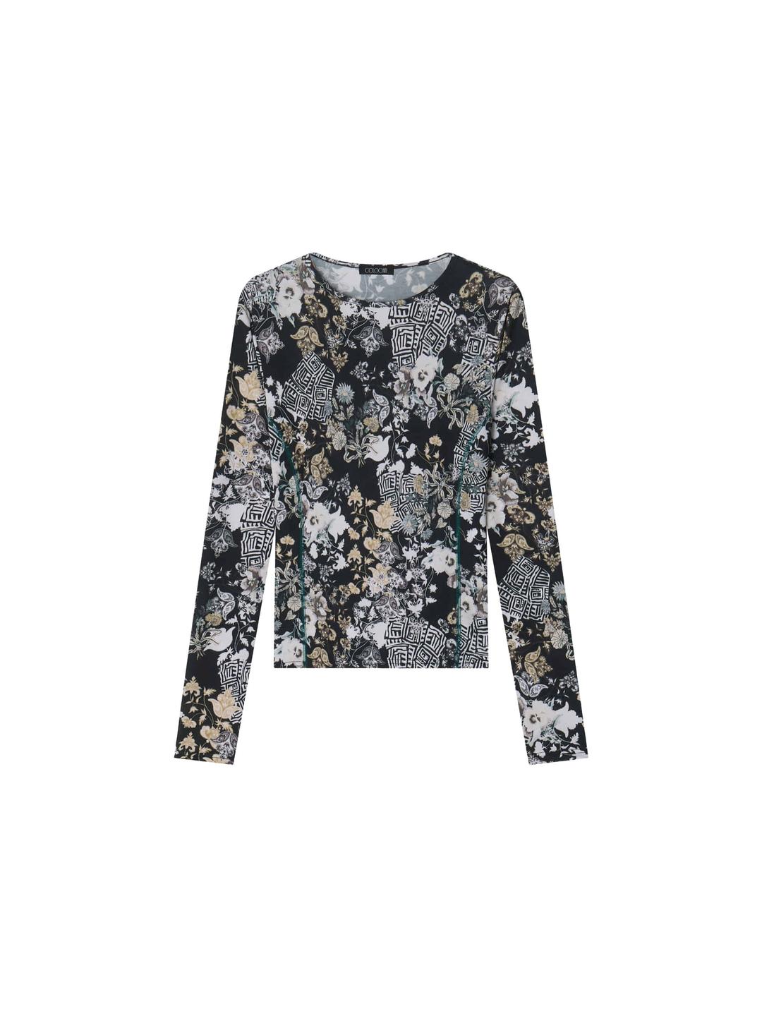 DRY PANSY TOP BLACK