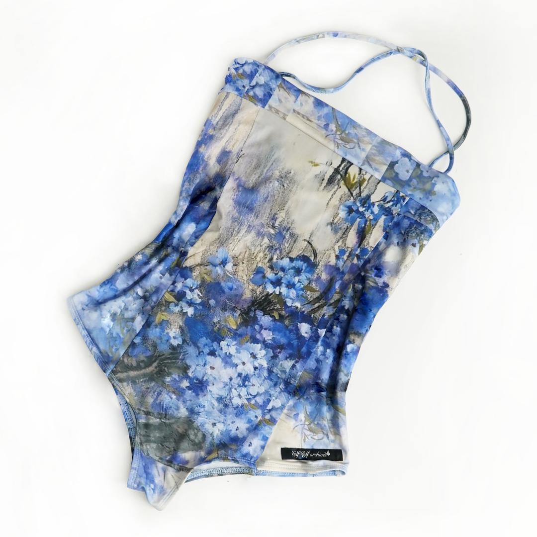 SWIMMING BODY SUIT -BLUE