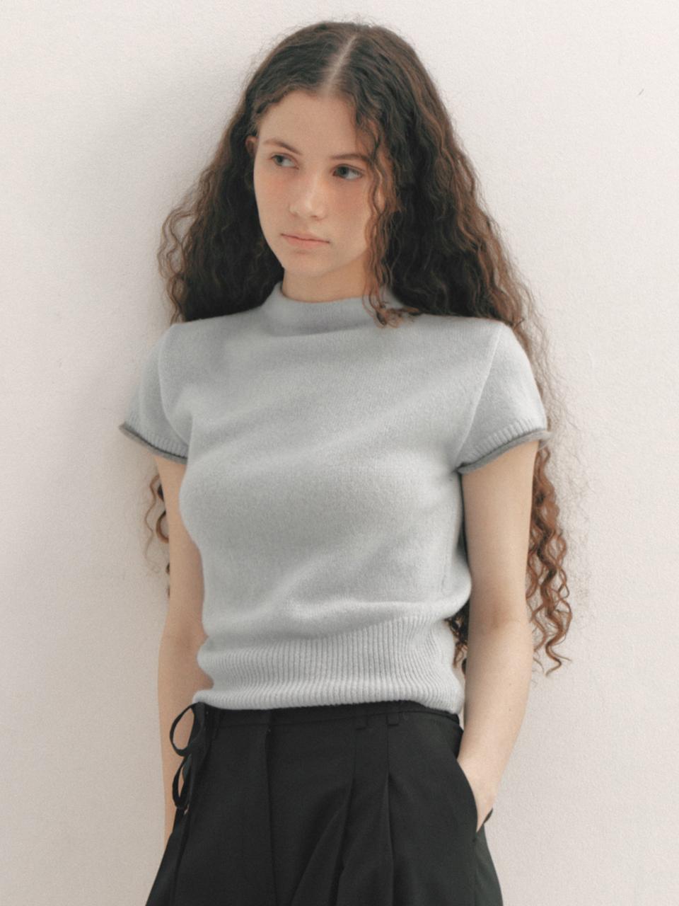 Line Cuddly Knit(3color) [Blue M  4/9 예약배송]
