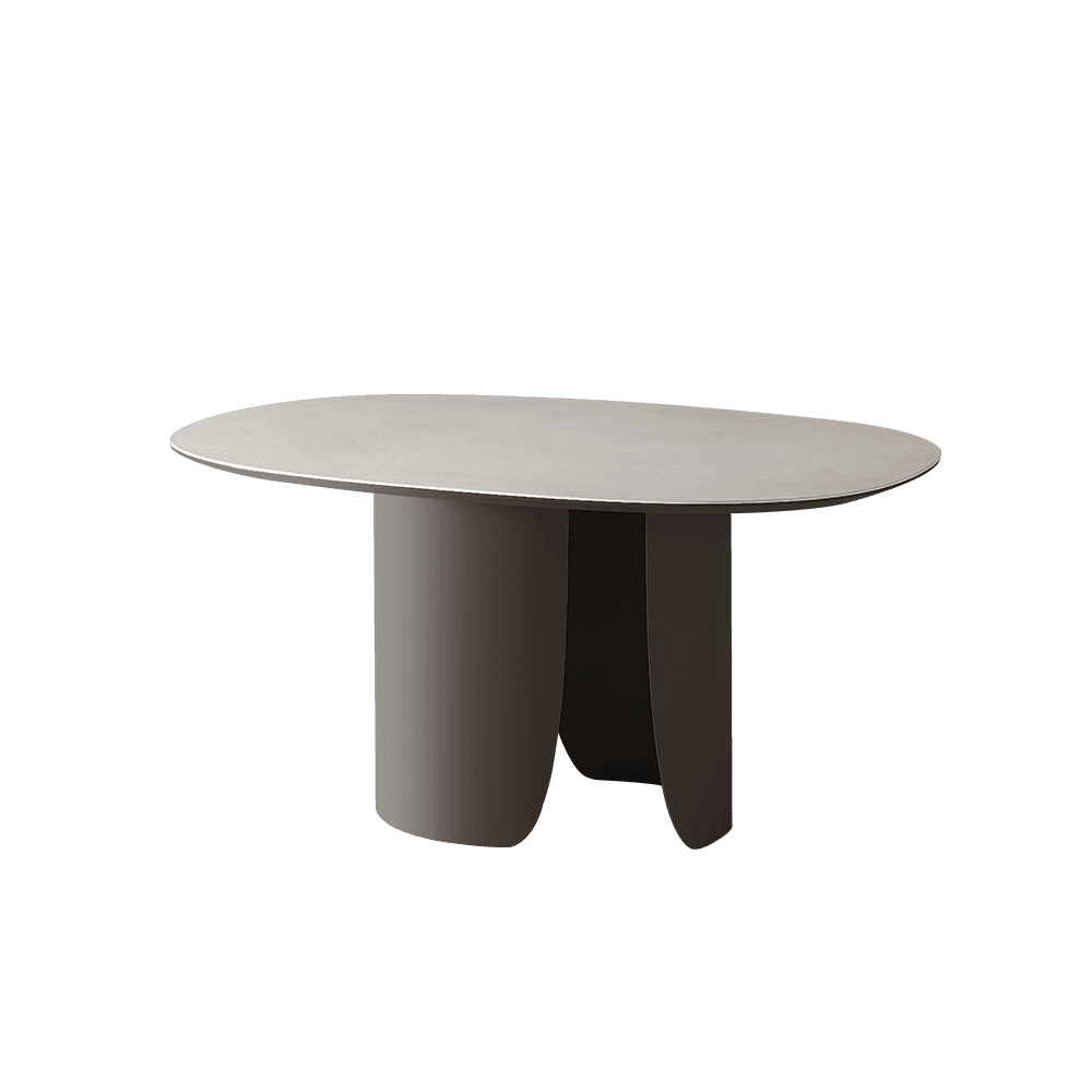 스위프 세라믹 테이블 1490_초콜릿 브라운 (포그 화이트)