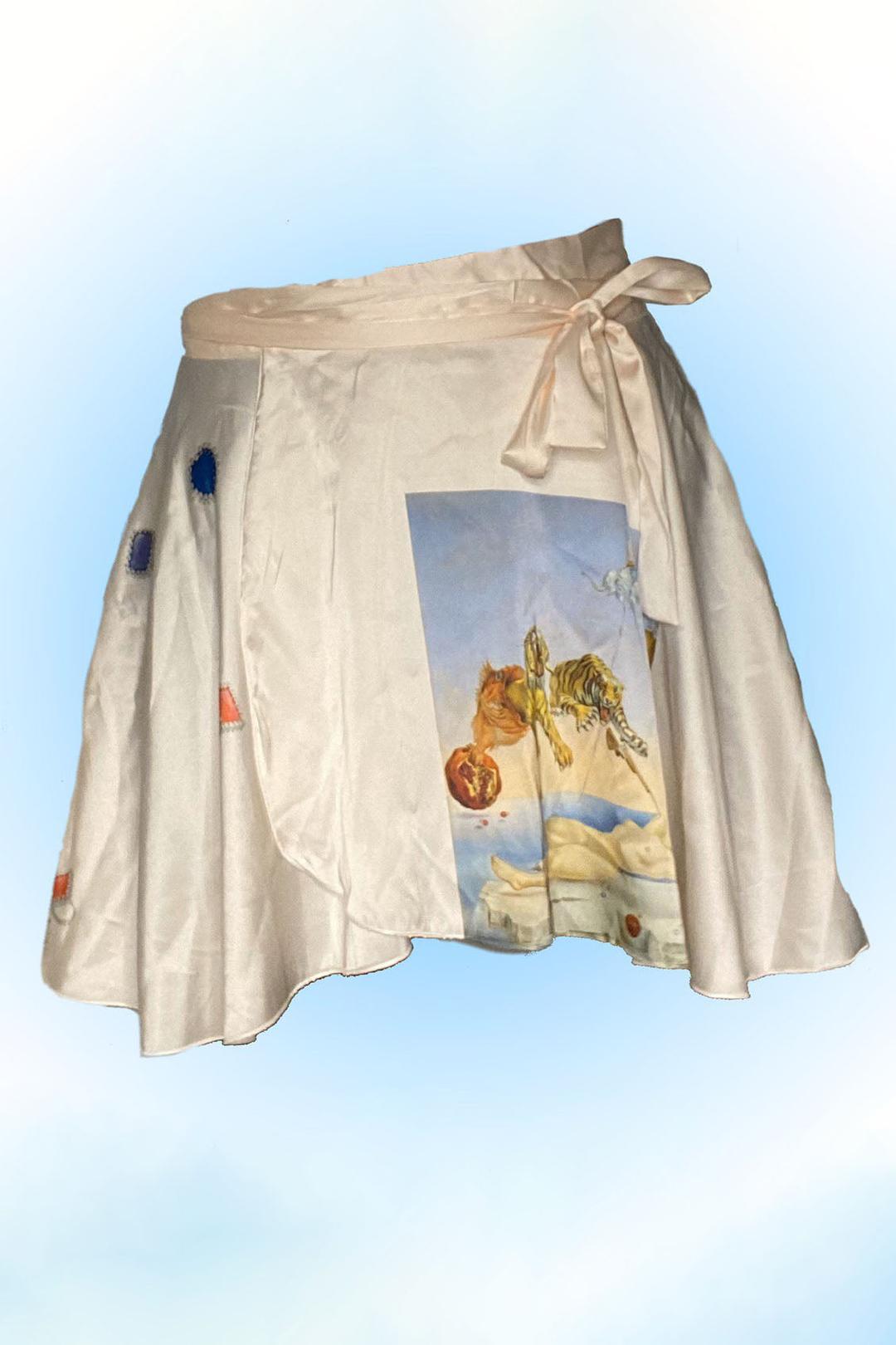 Surrealist Wrap Skirt - 1 (XS-S)