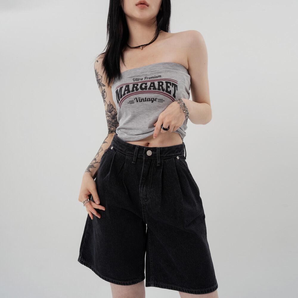 베일리 핀턱 팬츠_Black