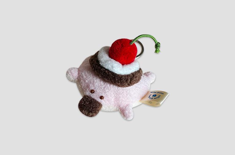 [나이브가든] 오리너구리 딸기스무디 인형키링 (재입고)