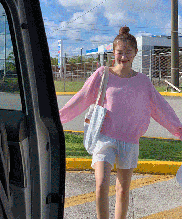 [🛫여름신상30%+무료배송][여름니트][모이어티] mnt607 쿨링 여리핏 유넥 린넨 니트