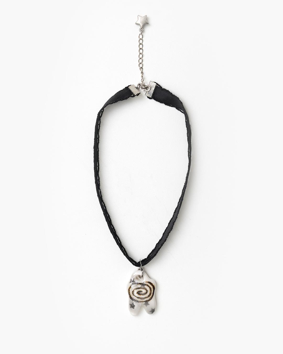 Spiral Teeth lace necklace