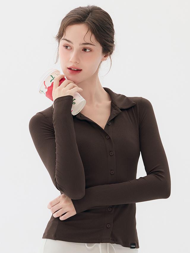 룩스웨어 모달 카라넥 가디건 (3colors)