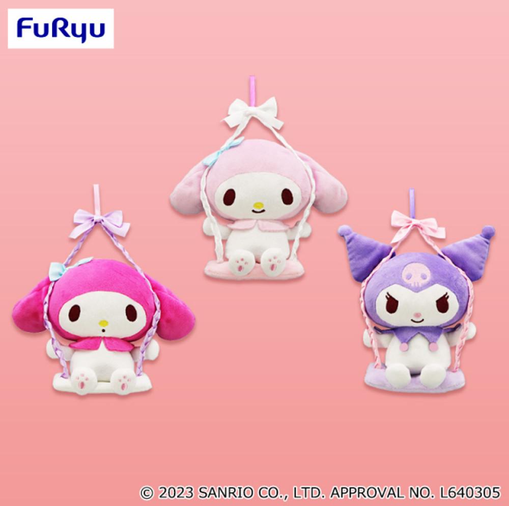 FuRyu 산리오 마이멜로디 쿠로미 매달려 그네 봉제인형