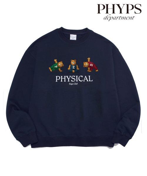 P.E.DEPT® YOGA CLUB CREWNECK NAVY