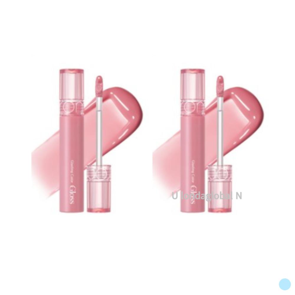 롬앤 글래스팅 컬러 쌩얼 립 글로스 01 피오니발레 X2