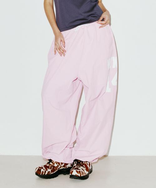 14 WIDE TRACK PANTS PINK
