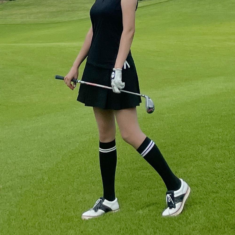 여성 골프양말 골프 오버 니삭스 무릎 양말 여자 삭스 18종
