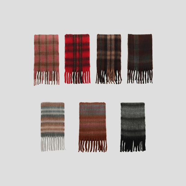 [당일발송] bera check muffler ( 7 color )
