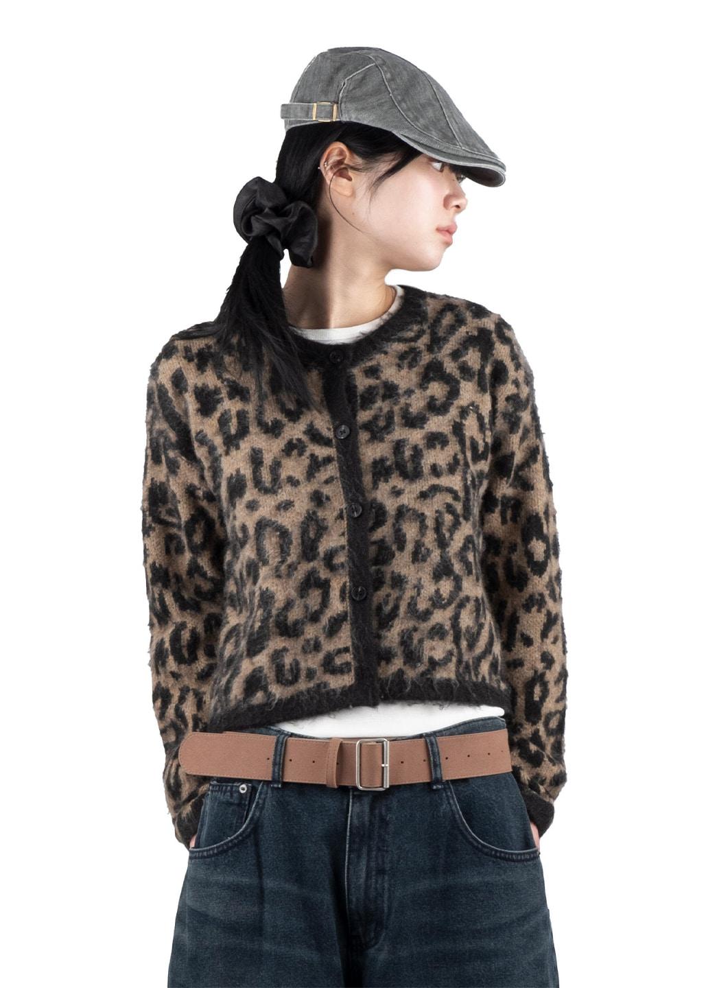 LEOPARD CARDIGAN*1주 소요*