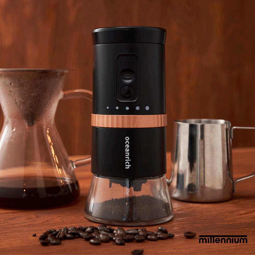 한석준 전현무 나혼자산다 캠핑 오션리치 G2 전동 커피 그라인더 휴대용  핸드밀 자동 무선 나혼산 가정용 원두 분쇄기