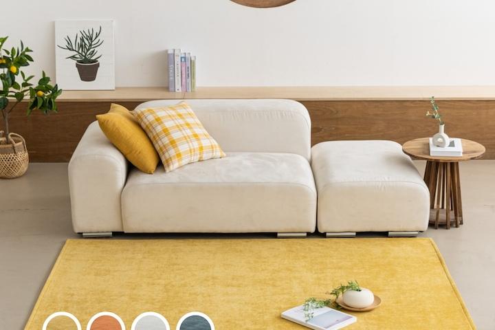 [10%쿠폰]비비드셔닐 방수 극세사 러그 대형 거실 카페트 8color