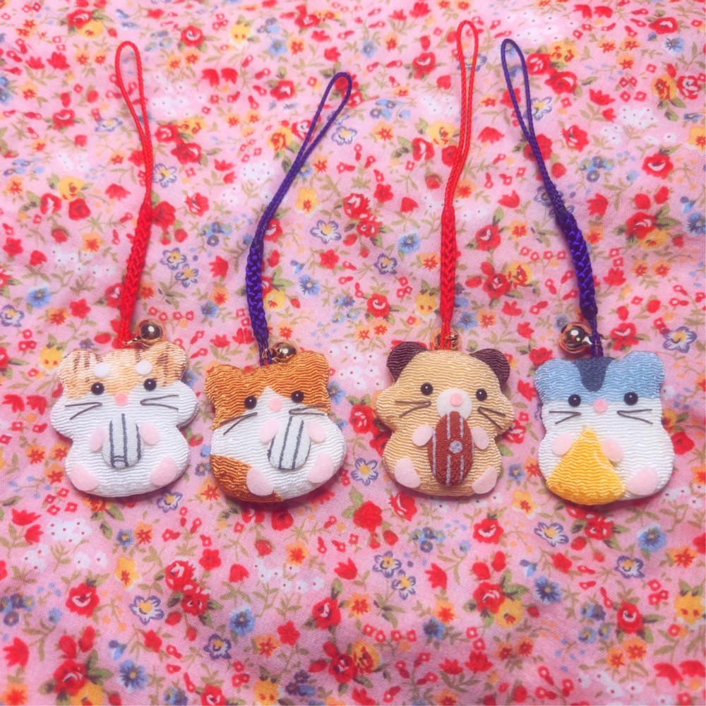 [핸드메이드] 패치워크 햄스터 키링