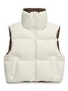 SERIF LOGO REVERSIBLE PADDED VEST[IVORY]